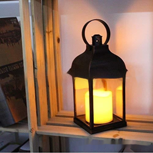 Fresh Arrivals at Buy Center: Fireplace Storm Lantern European Style Candle Light LED Furnishings Christmas Home Lights