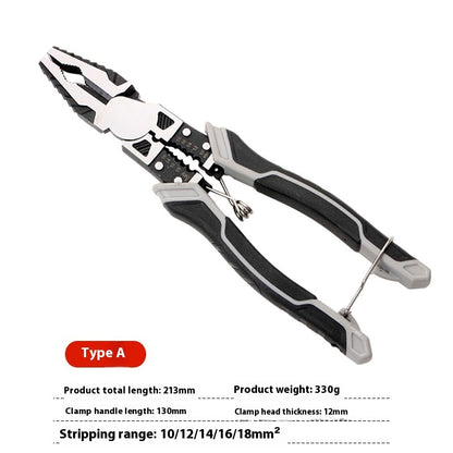 Hot New Items at Buy Center: Factory Wholesale Vice Electrician Wire Cutter Tiger Plier Slanting Forceps 3-piece Multi-functional Home Use Set Type A 213mm 130mm