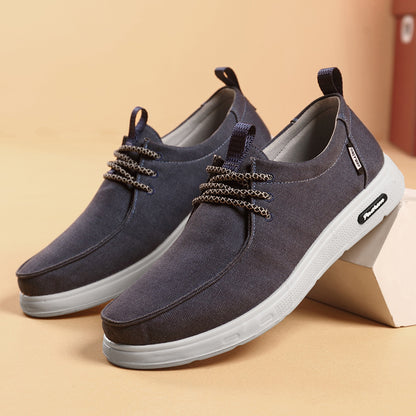 Hot New Items at Buy Center: Men's Cloth Shoes Versatile Soft Bottom Lace Up Leisure Sports