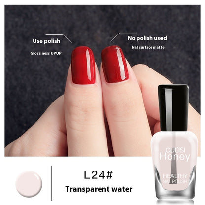 Just Arrived at Buy Center: Water-based Peelable Tearable Nail Polish 8ml 24 Transparent Water 8ml