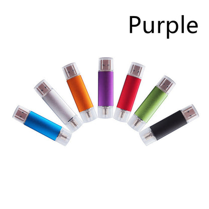 Now Available at Buy Center: Portable Caike Aluminum Alloy USB 2.0 Drive Purple