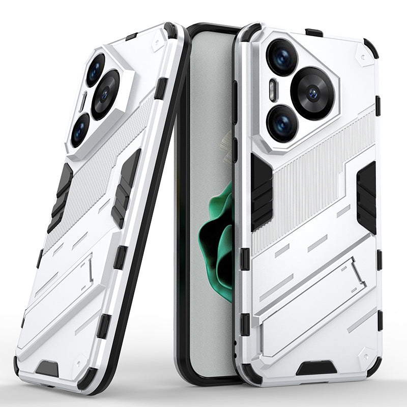 Newly Arrived at Buy Center: Punk Armor Bracket Phone Case White