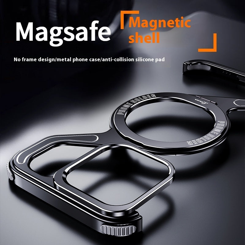 Hot New Items at Buy Center: Z-type Metal Bracket Magnetic Phone Case