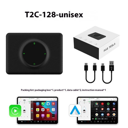 Just Arrived at Buy Center: Carlinkit Applicable To Original Car Screen Upgrade Wireless Carplay Tesla Interconnection Box Androidauto T2C Foreign Neutral