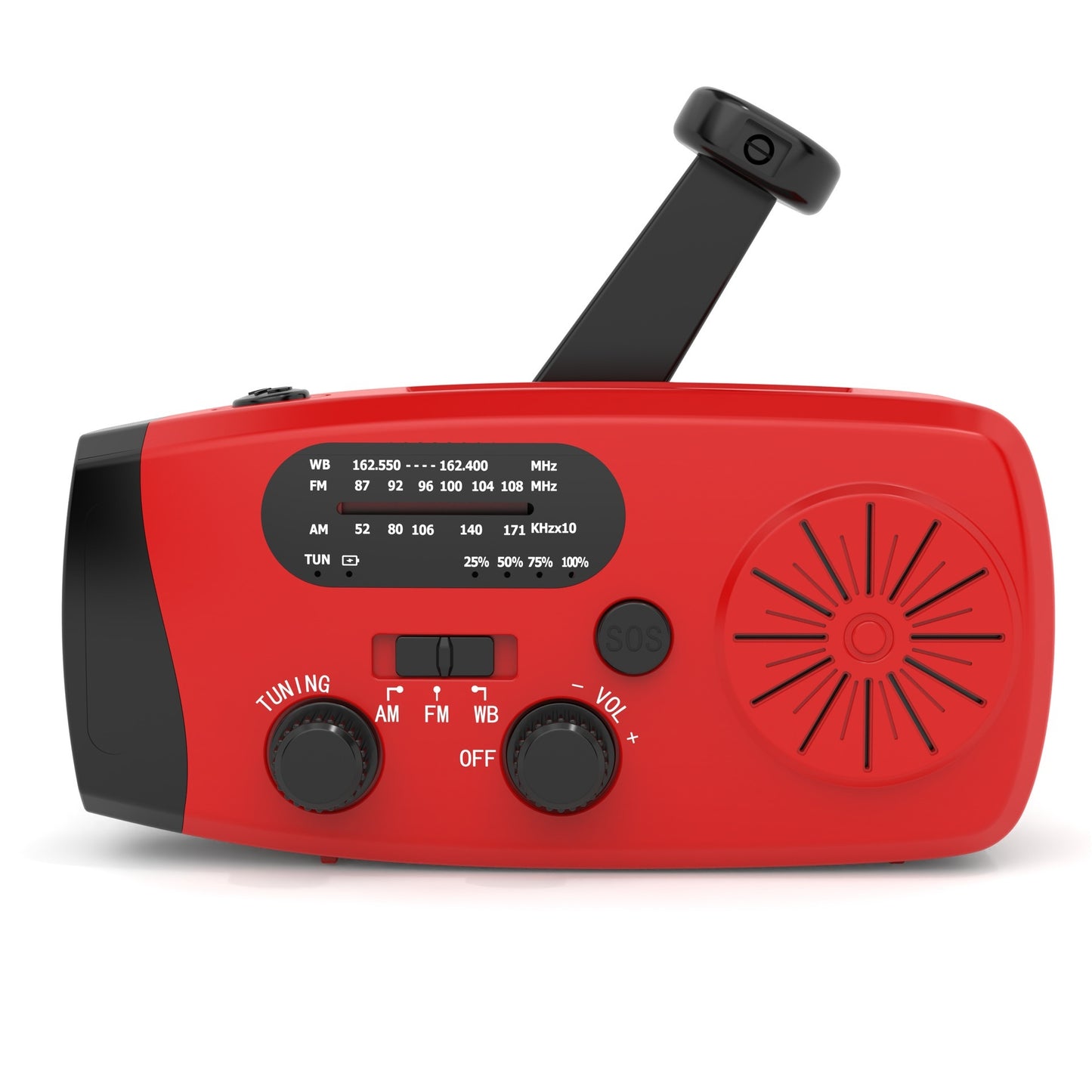 Newly Released at Buy Center: Multi Functional Solar Powered Portable Emergency Radio 087P