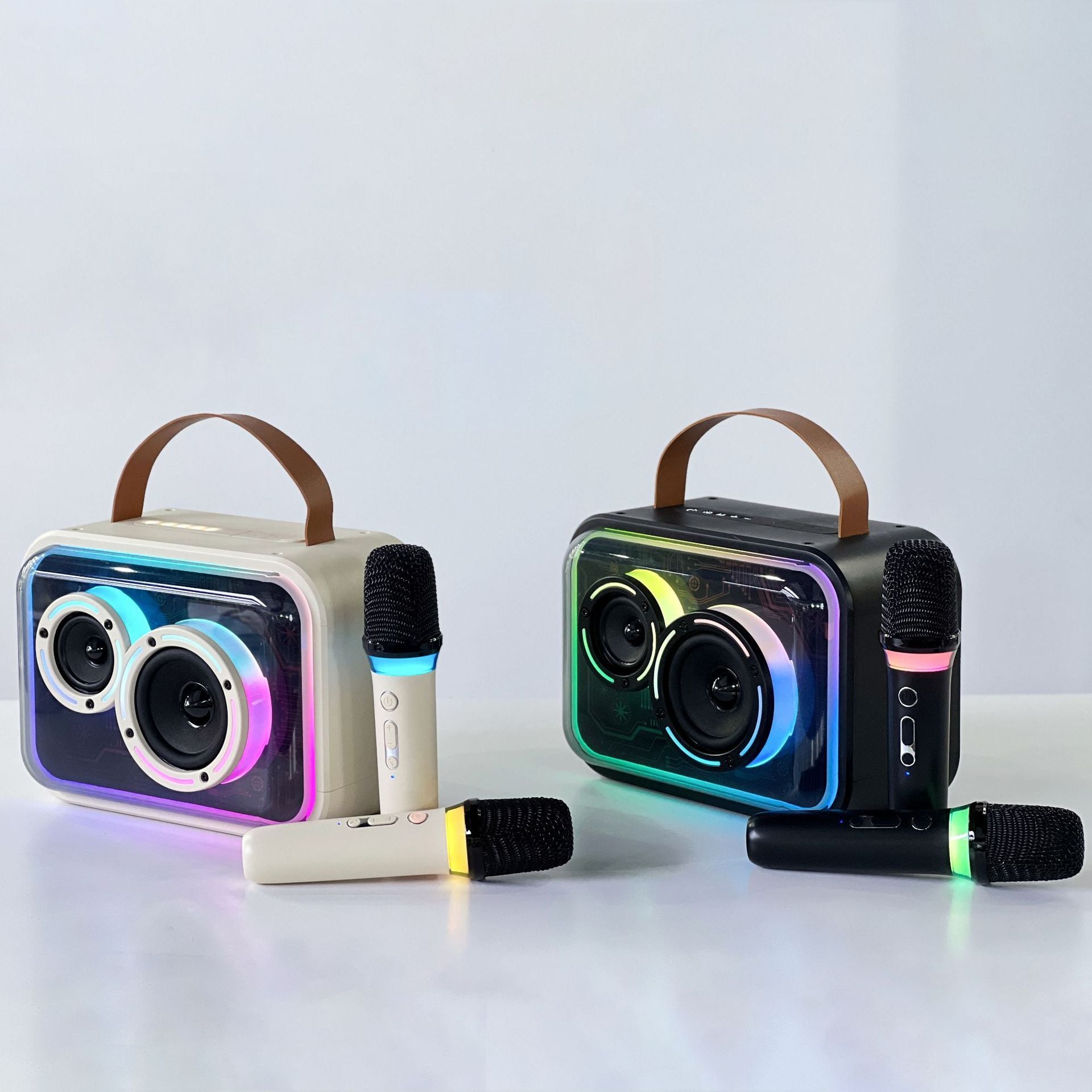 Hot New Items at Buy Center: Bluetooth Speaker Colorful RGB Portable Karaoke Wireless Stereo