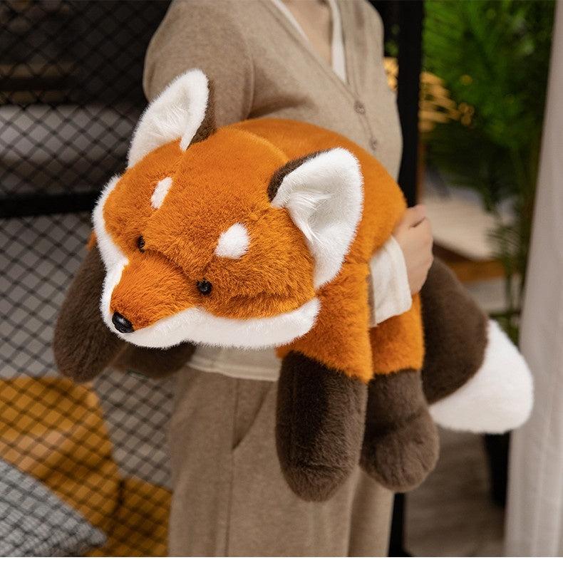 Fresh Arrivals at Buy Center: New Lying Fox Lesser Panda Plush Toy