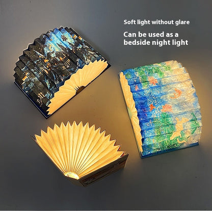 Fresh Arrivals at Buy Center: Folding Book Cultural And Creative Gifts Small Night Lamp