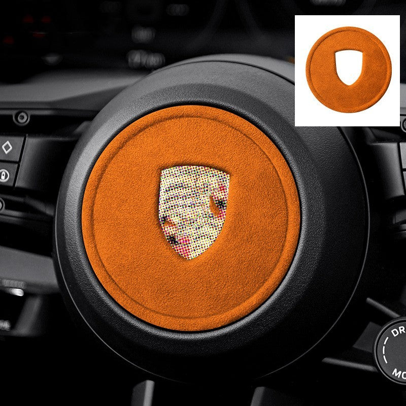 Trending Now at Buy Center: Applicable To Automobile Steering Wheel Cover Orange Yellow