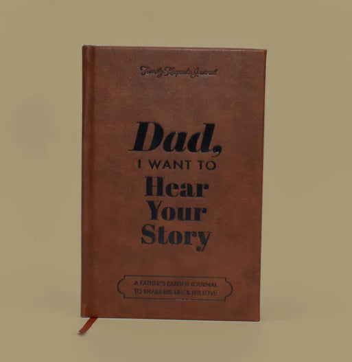 Buy Center Hot Pick-Creative Retro Dad Story Leather Notebook