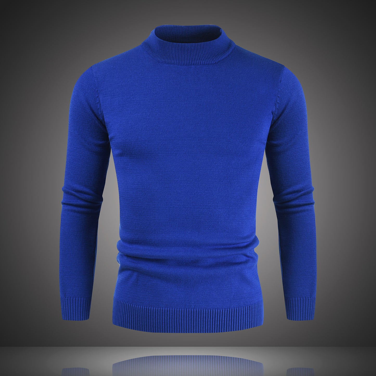 Autumn And Winter New Men's Plus Velvet Thickened Base Sweater Buy Center