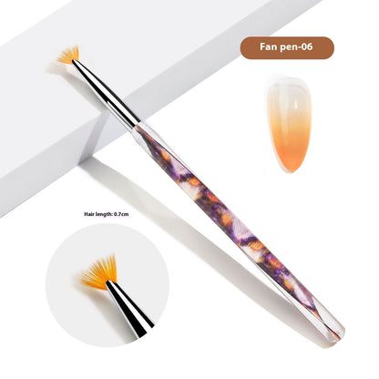 Trending Now at Buy Center: Crystal Acrylic Transparent Ribbon Nail Brush Suit Ribbon Painted Nail Brush 06