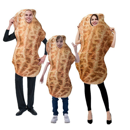 Just Arrived at Buy Center: Funny Peanut Costume Cosplay Clothes Stage Wear Performance Wear