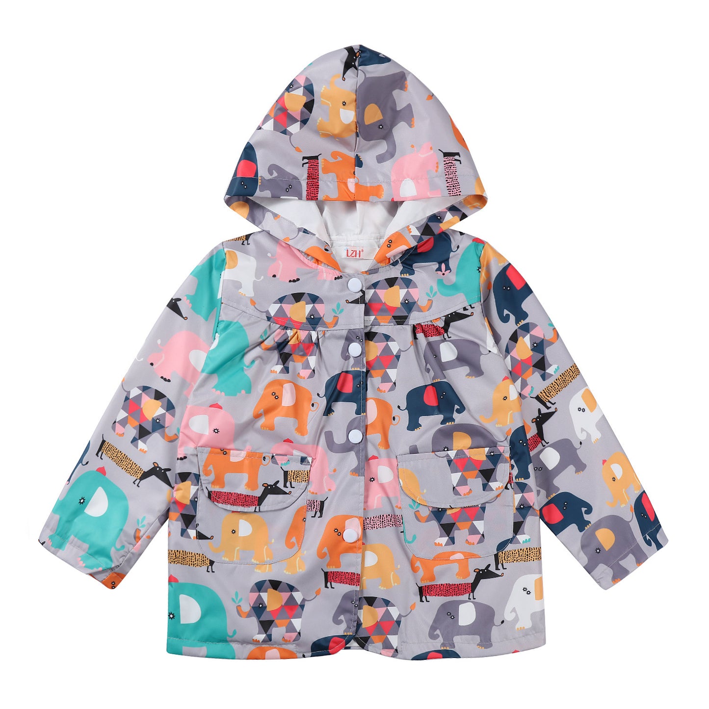 Newly Released at Buy Center: Children's Hoodie Printed Outdoor Jacket Coat C296 Color