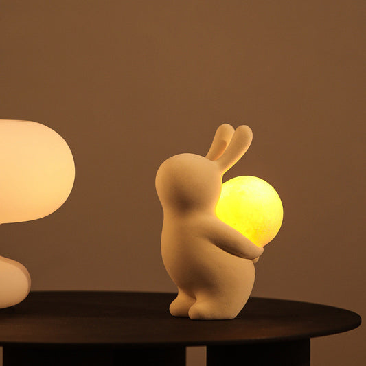 Newly Released at Buy Center: Children's Birthday Gifts Rabbit Decoration Small Night Lamp