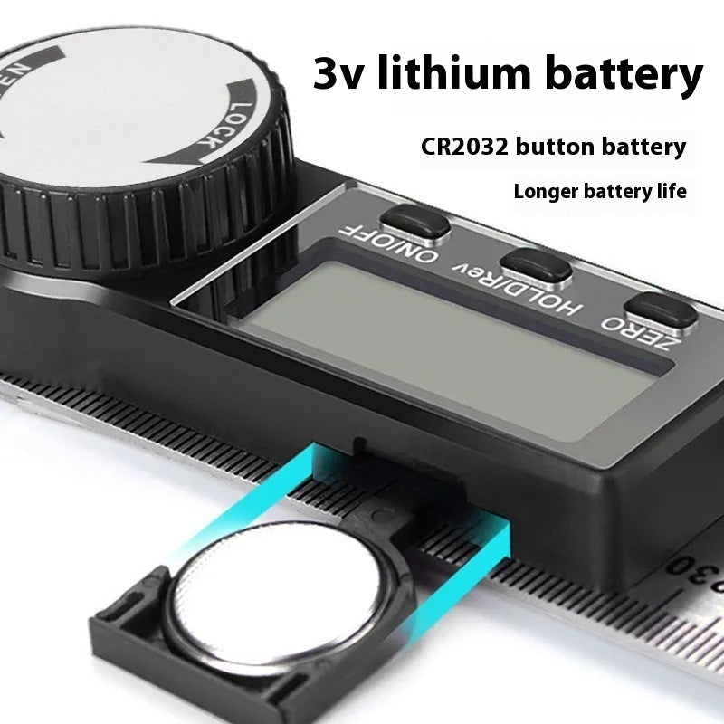 Fresh Arrivals at Buy Center: Electronic Digital Display ABS Plastic Woodworking Ruler Angle Meter 360 Degrees