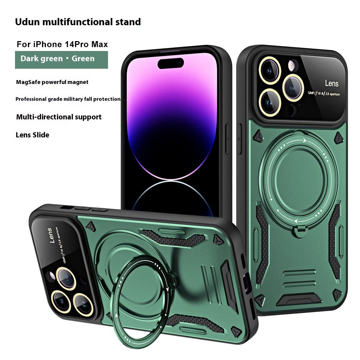 Multifunctional Large Window Magnetic Bracket Phone Case Buy Center