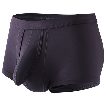 Hot New Items at Buy Center: Youth Comfortable Breathable Men's Underwear Dark Gray