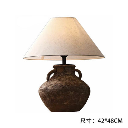 Fresh Arrivals at Buy Center: Ceramic Table Lamp Silent Style Large Modern New Chinese Retro Nostalgic Hotel Homestay Ornament Warm Light UQ633