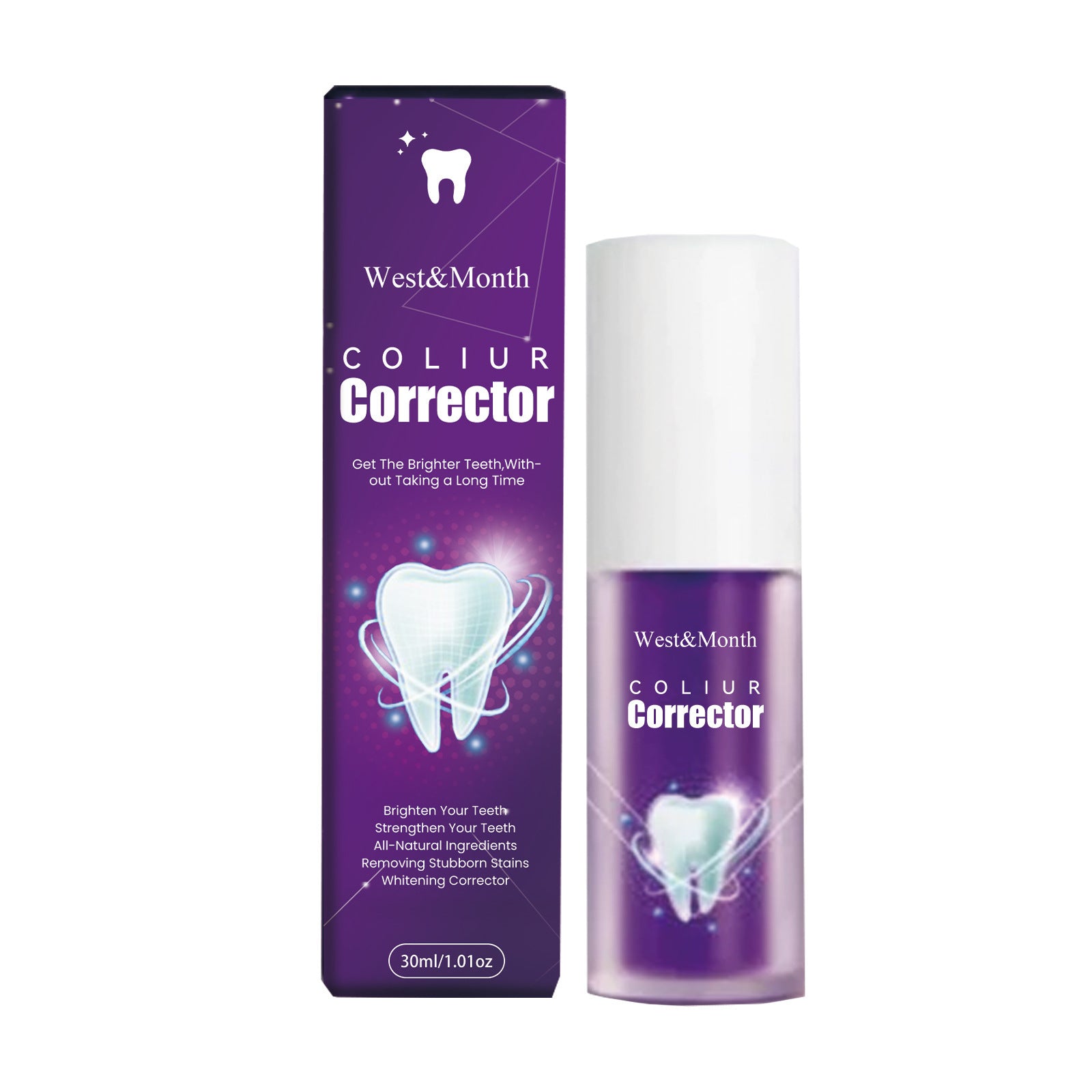 Buy Center Handpicked- Purple Whitening Toothpaste Cleaning Care 30ml