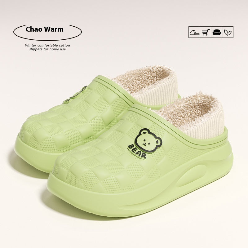 Waterproof Cotton Slippers For Women's Winter Outerwear Bag And Cute Buy Center