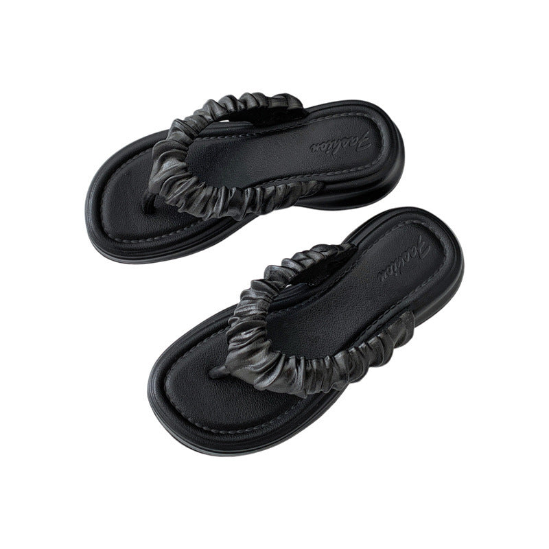 New Couple Flip-flops Beach Seaside Plywood Cool