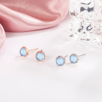 Female Minimalist Glass Moonstone Earrings | Health, Beauty & Hair2 | Buy Center