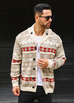 Pull d'automne en tricot pour homme