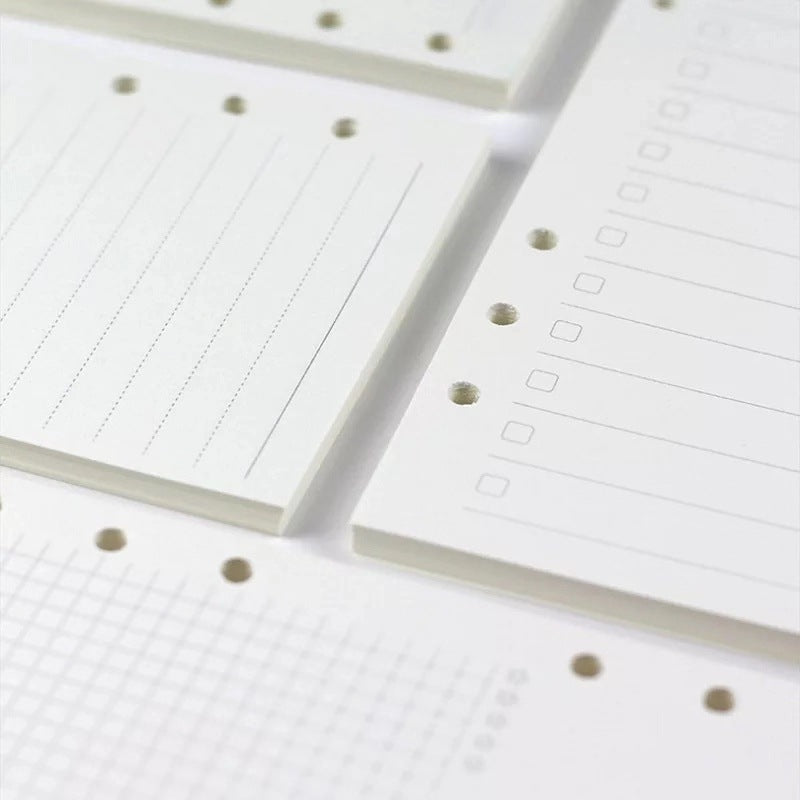 Fresh Arrivals at Buy Center: 6-hole Notebook Loose-leaf Refill Blank Dot Matrix Horizontal Line