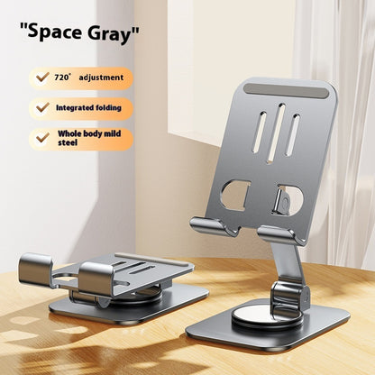 Hot New Items at Buy Center: Aluminum Alloy Mobile Phone Holder Lazy Folding Rotation K61 Gray