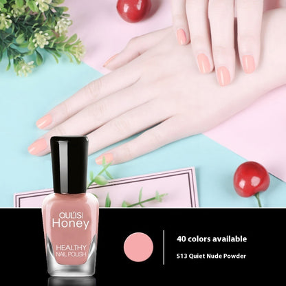 Just Arrived at Buy Center: Water-based Peelable Tearable Nail Polish 8ml 13 Quiet Nude Pink 8ml