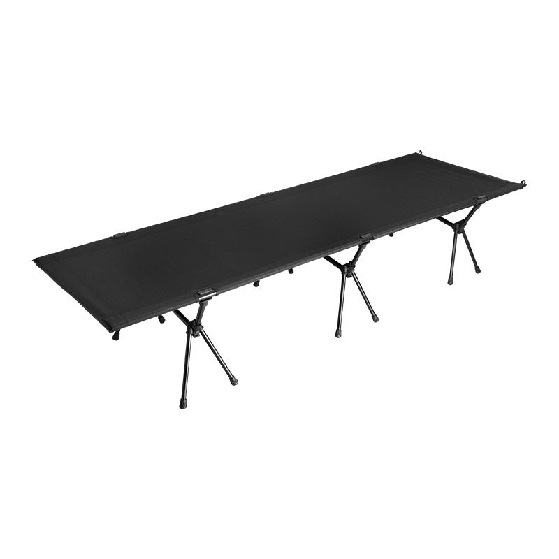 Just Arrived at Buy Center: Lightweight Portable Dual-purpose Outdoor Folding Bed Bracket High And Low Black