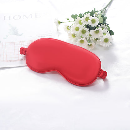 New Double-sided Ice Silk Breathable Eye Protection Shading Color Red Strap