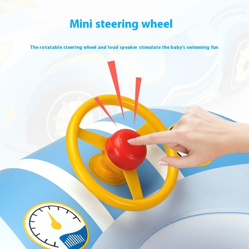 Just Arrived at Buy Center: Mini Steering Wheel New Inflatable Car Pedestal Ring