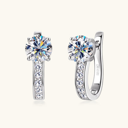 Fashion Simple High-grade Moissanite Earrings | Jewelry & Watches4 | Buy Center