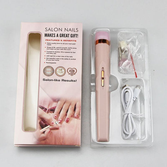 Fresh on the Scene at Buy Center: Cross-border Nail Piercing Device Electric Nail Trimmer Five-in-one Nail Polishing Machine Nail File Flawless Nail Polish