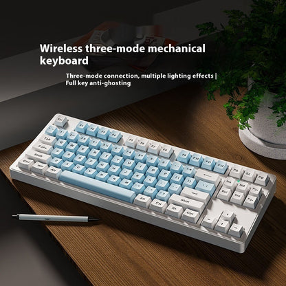 Office Game Wireless Bluetooth Three-model Mechanical Keyboard