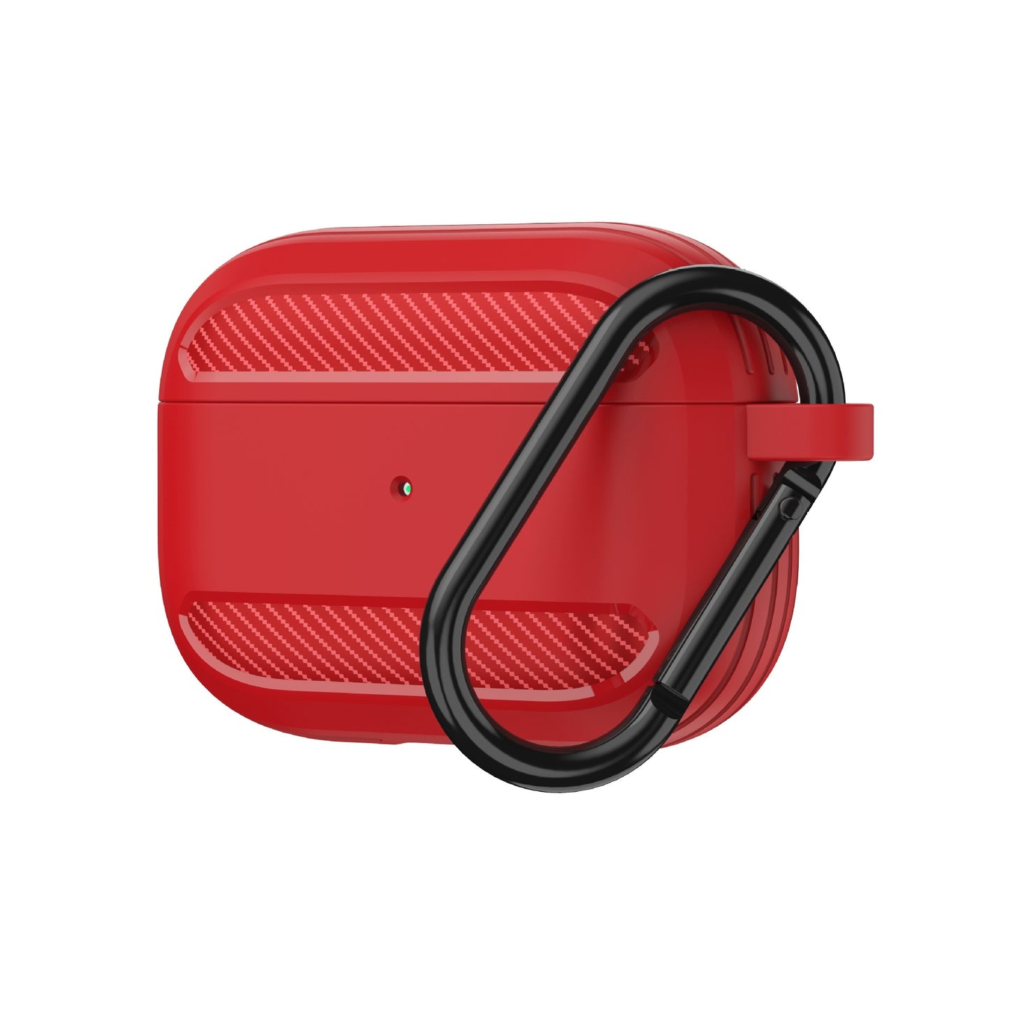 Fresh Arrivals at Buy Center: Creative Carbon Fiber Patterned Headphone Protective Case Red