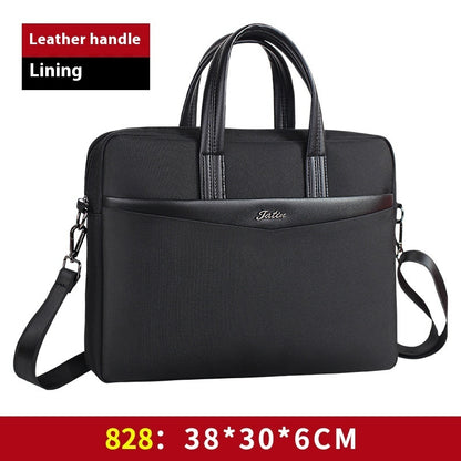 Now Available at Buy Center: Men's Business Handheld Briefcase Large Capacity JT828 Black