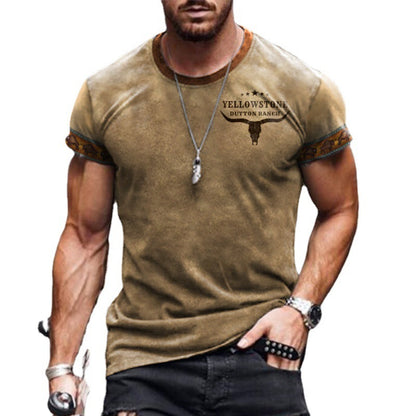 Fresh on the Scene at Buy Center: Street Fashion 3D Printed Cross-border T-shirt Casual Loose Sports Style 3D Printed Short Sleeve