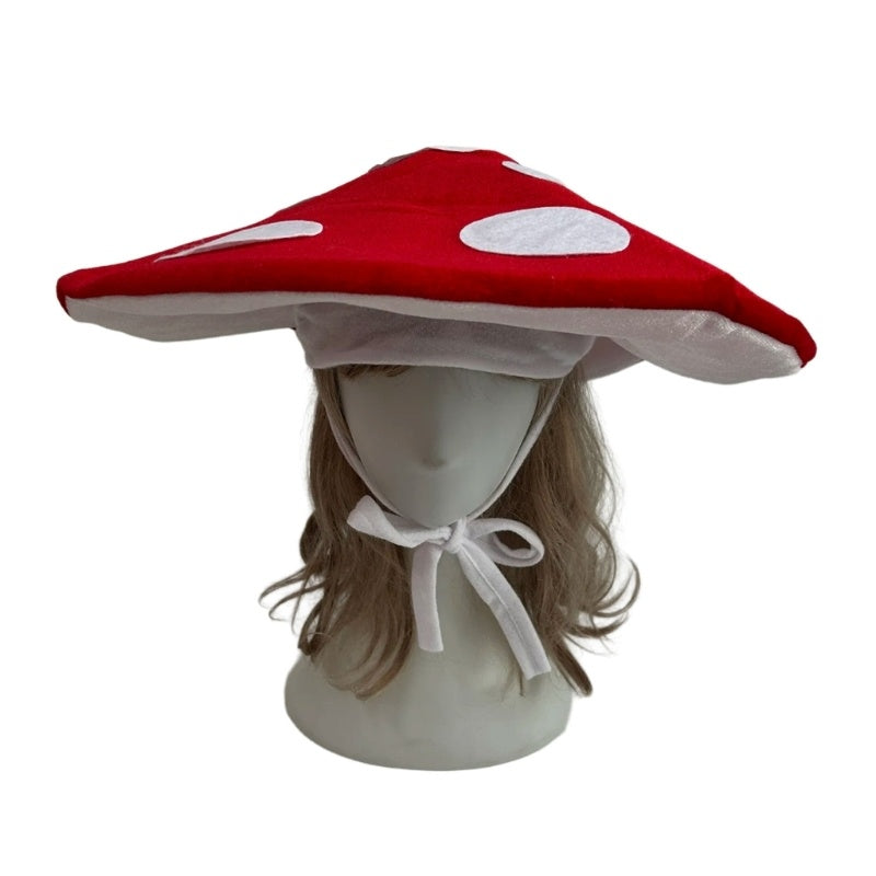 Craft Gift Mushroom Hat With Rope Funny Halloween Easter Hat | Women's Clothing-Accessories-Woman Hats | Buy Center