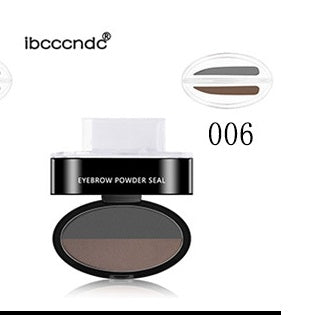 Buy Center Deal-Eyebrow Powder Stamp for Easy Natural Looking Brows 006 gray + dark brown