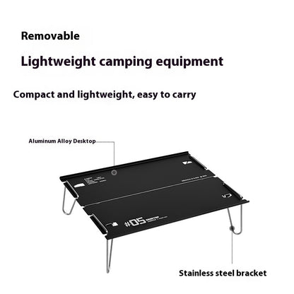 Newly Released at Buy Center: Outdoor 05 Series Camping Aluminum Alloy Folding Table Black