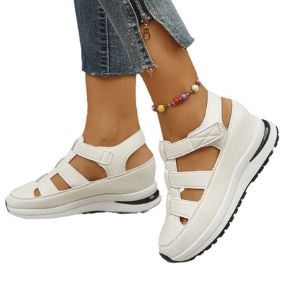 Buy Center Trend-Summer Wedge Baotou Hollow Women's Breathable Shoes