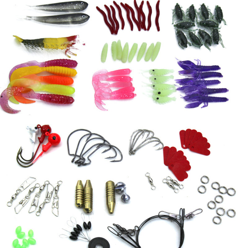 Fresh Arrivals at Buy Center: Lure Suit 132 Pieces Suit Multi-function Full Swimming Layer Lure Of Fishing Gear Soft Bait Fishhook