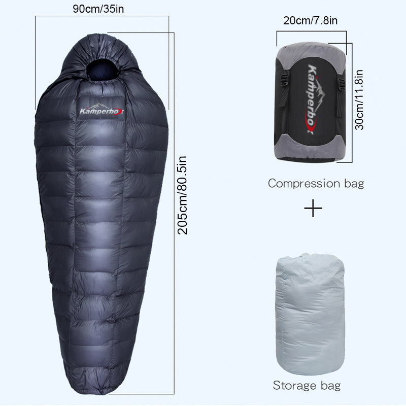 Kamperbox Goose Down Sleeping Bag Winter Sleeping Bag Down Winter Winter Sleeping Bag Goose