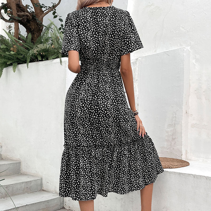 Fashion Special Women's Clothing Slim Print Dress Buy Center