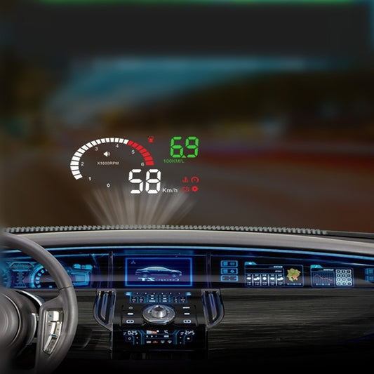 Newly Released at Buy Center: Car Mounted HUD Head Up Display Fuel Consumption Voltage Projector