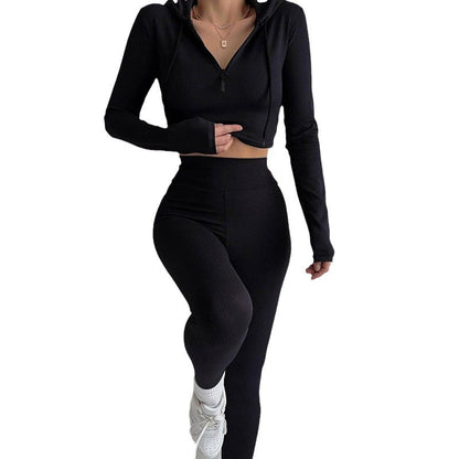 Women's Fashionable Knitted Shirt Cap Suit Buy Center