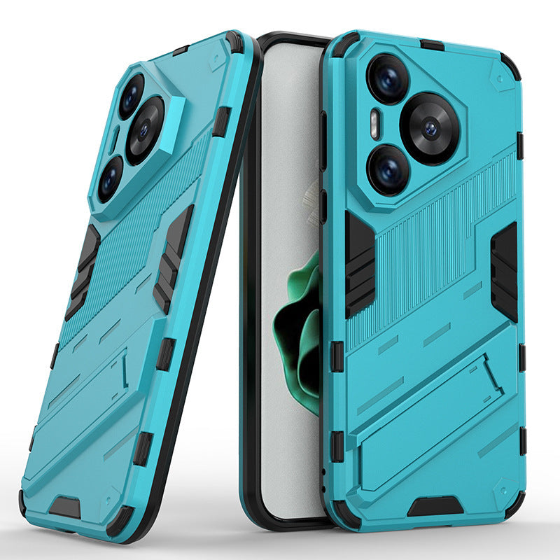 Newly Arrived at Buy Center: Punk Armor Bracket Phone Case Blue